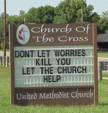 church sign sayings