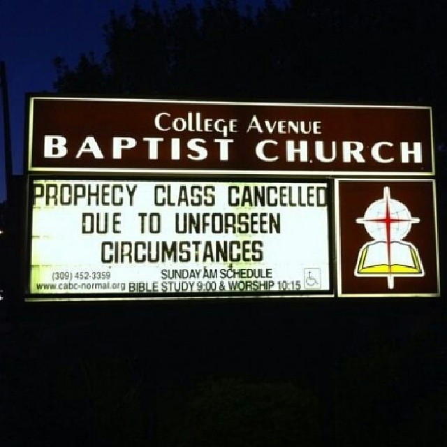 church sign sayings