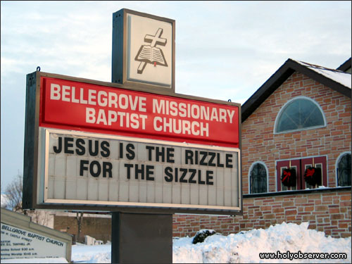 church sign sayings