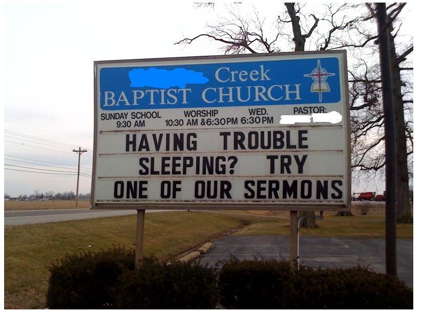 40 Church Sign Sayings That Probably Got The Church Sign Guy Fired