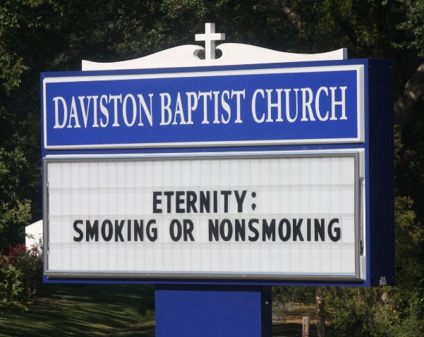 church sign sayings