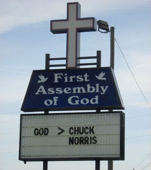 church sign sayings