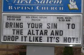 church sign sayings
