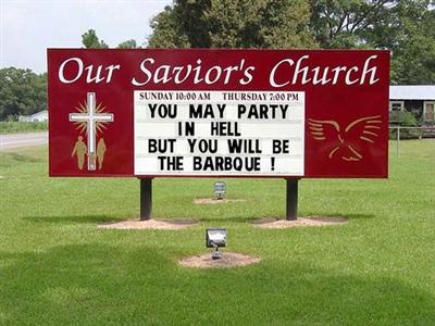 church sign sayings