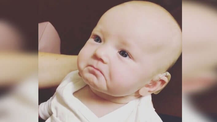 WATCH: Deaf Baby Hearing Mom Say “I Love You” for the First Time Is Too Precious for Words