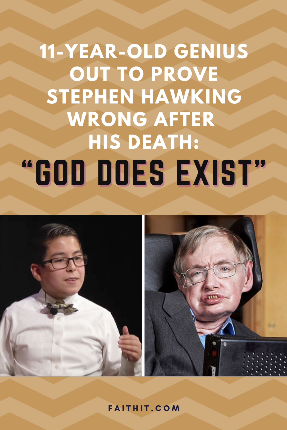 11 Year Old Genius Out To Prove Hawking Wrong After His Death: God Does  Exist - Religion (2) - Nigeria