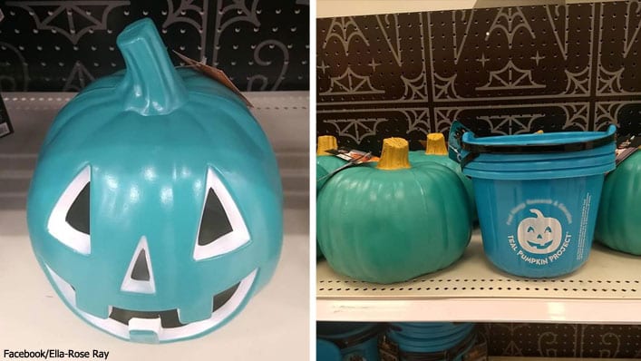 If You See Teal Pumpkins on Someone's Porch This Halloween, Here's What It Means