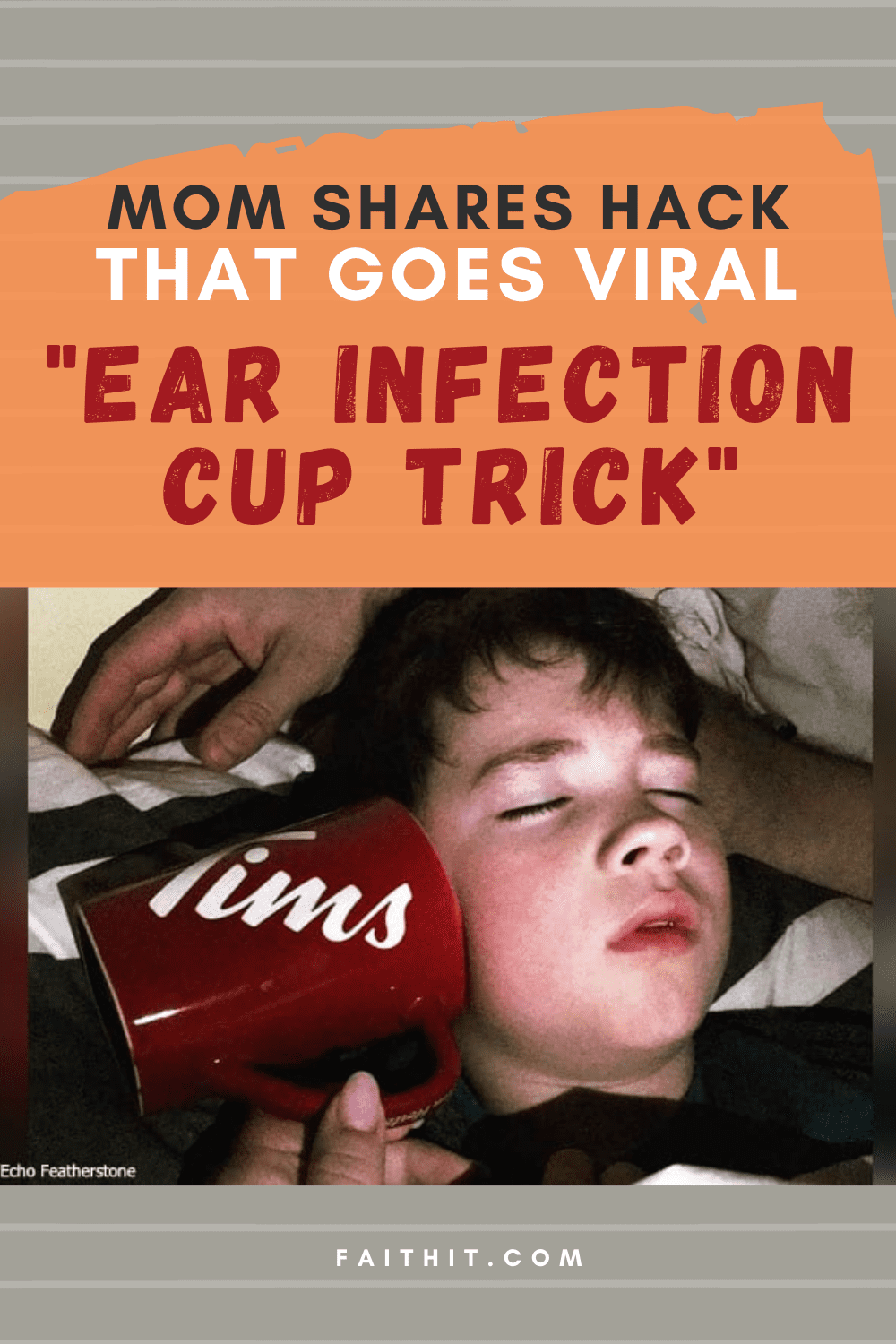 ear infection cup trick