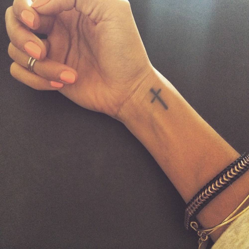 religious wrist tattoos for women