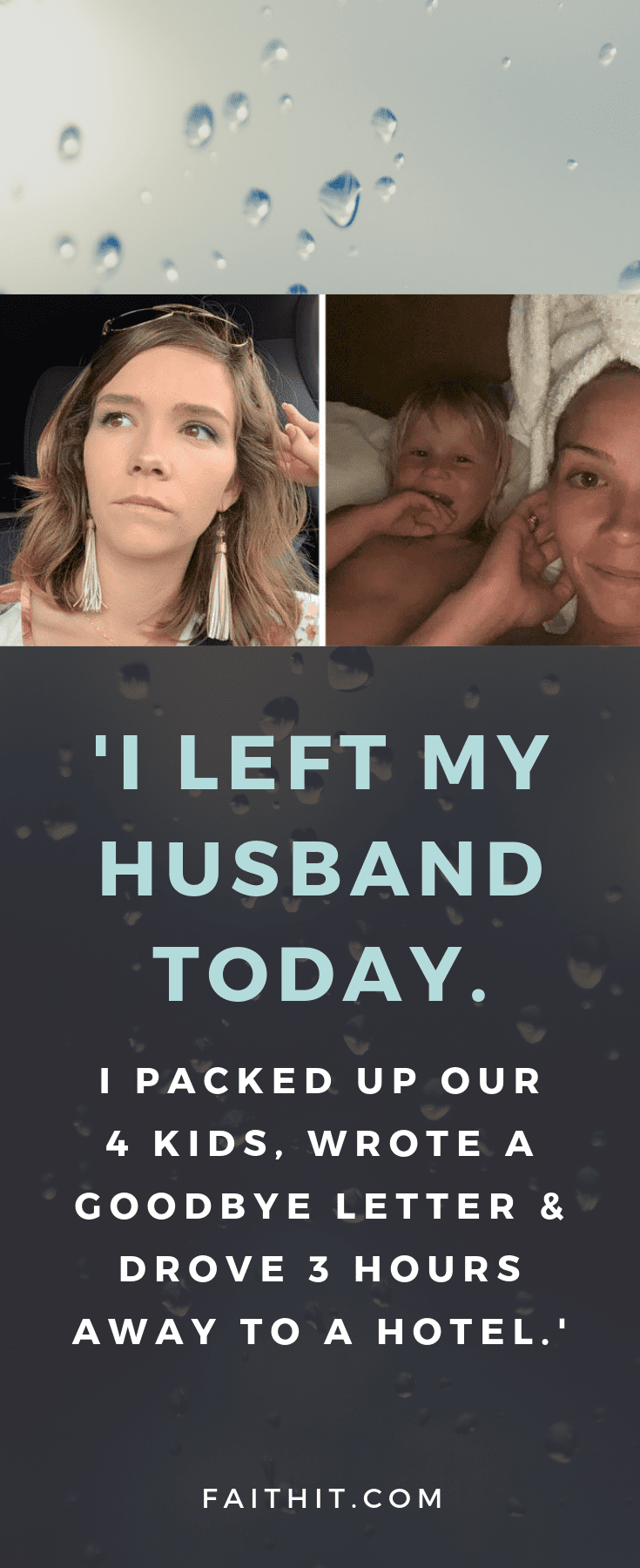 left my husband