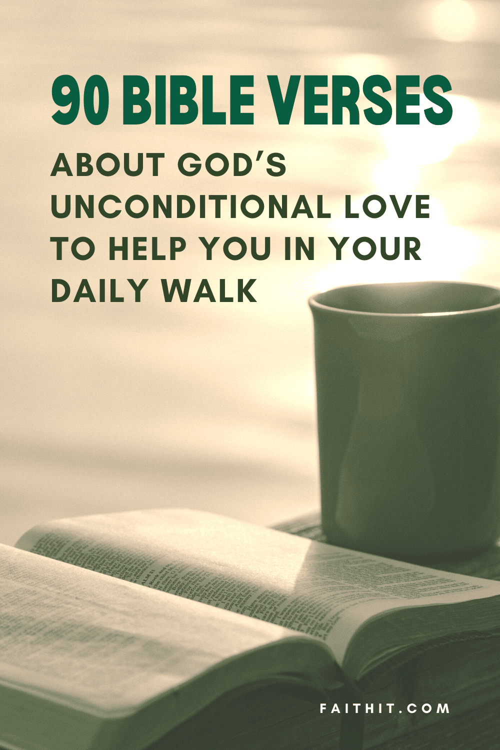 Bible verses about God's unconditional love