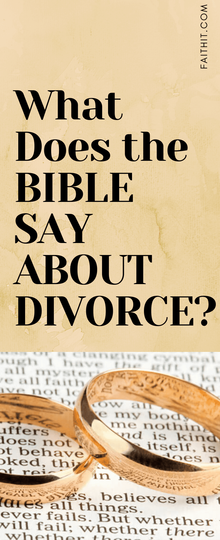 What Does the Bible Say About Divorce?