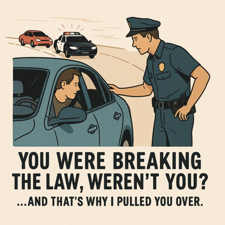 “You Were Breaking the Law, Weren’t You?” — Why We All Need a Savior