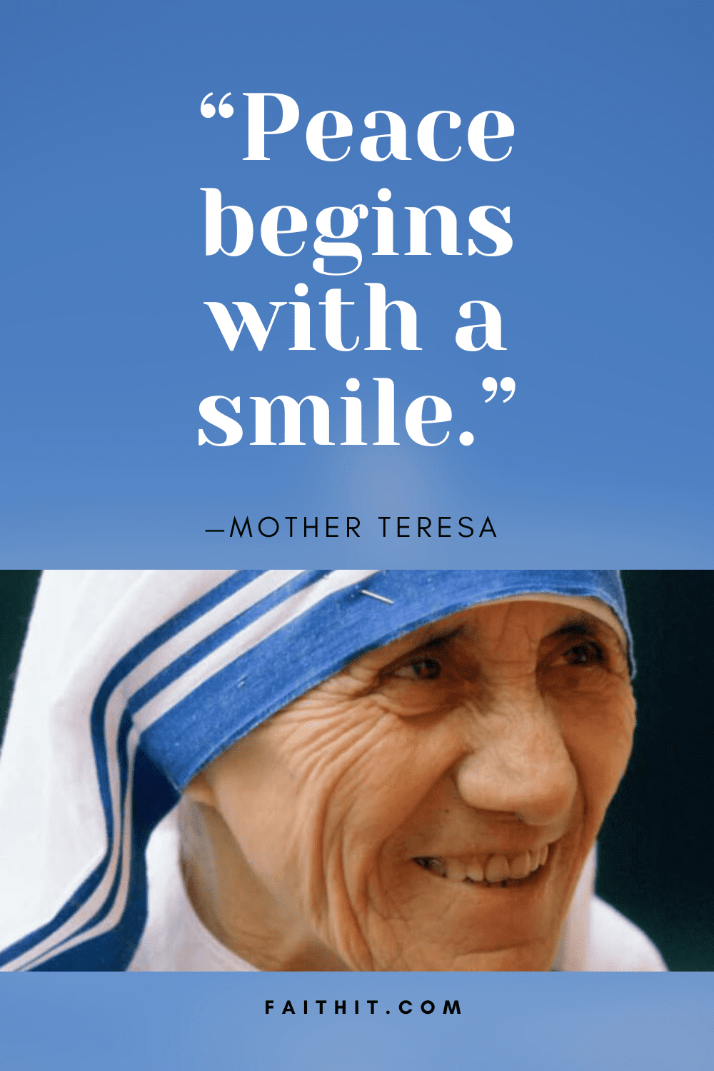 mother teresa smiling