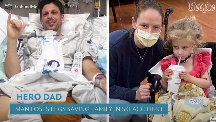 Hero Dad Loses Both Legs After Saving His Daughters in a Snow Blower Accident