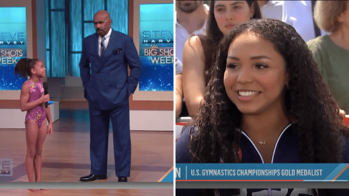 11-Year-Old Tells Steve Harvey She’d Compete in 2024 Olympics—7 Years Later Her Dream is Almost a Reality