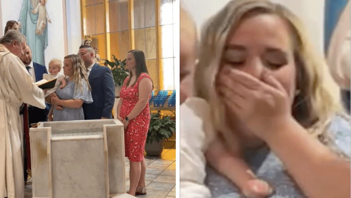 WATCH: Baby’s Epic Baptism Disaster Is a Viral Sensation