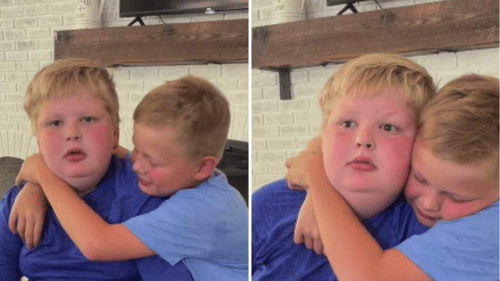 Viral Video Captures Heartwarming Bond Between Nonverbal Autistic Teen & His Younger Brother
