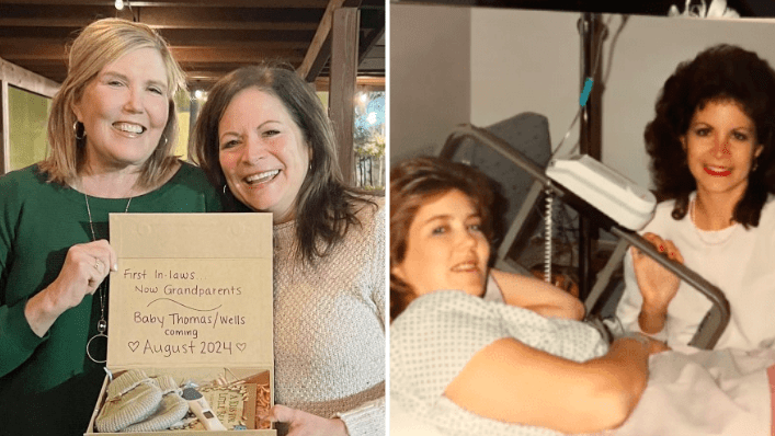 Best Friends of 30+ Years Are Becoming Grandmas Together After Their Kids Married Each Other