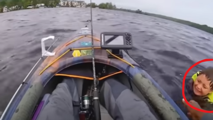 Harrowing Rescue Shows Kayaker Saving a 6-Year-Old Boy Left Floating Alone in River
