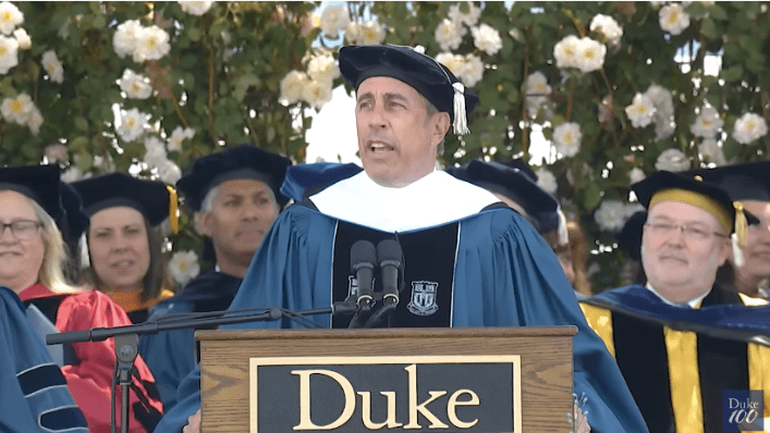 Duke University Students Walk Out During Jerry Seinfeld’s Commencement Speech in Protest of War in Israel