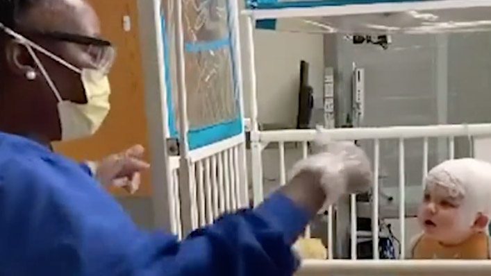 This Hospital Dance Party Between a Baby Cardiac Patient and His Amazing Pediatric Tech Will Melt Your Heart