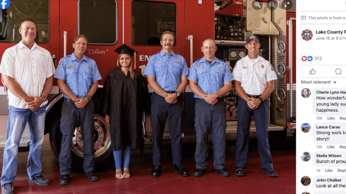 Florida ‘Safe Haven’ Baby Graduates High School, Reunites With Firefighters Who Received Her 18 Years Ago