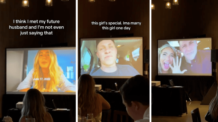Bride Films Every Date With Future Husband, Surprises Guests With Video Montage of Their Love Story at the Wedding