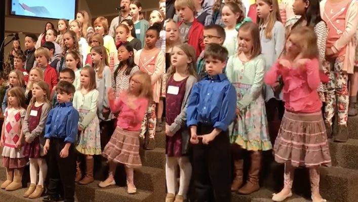 Girl Dancing in the Middle of Church Choir Proves “AIN’T Nothin’ Gonna Steal” Her Joy!